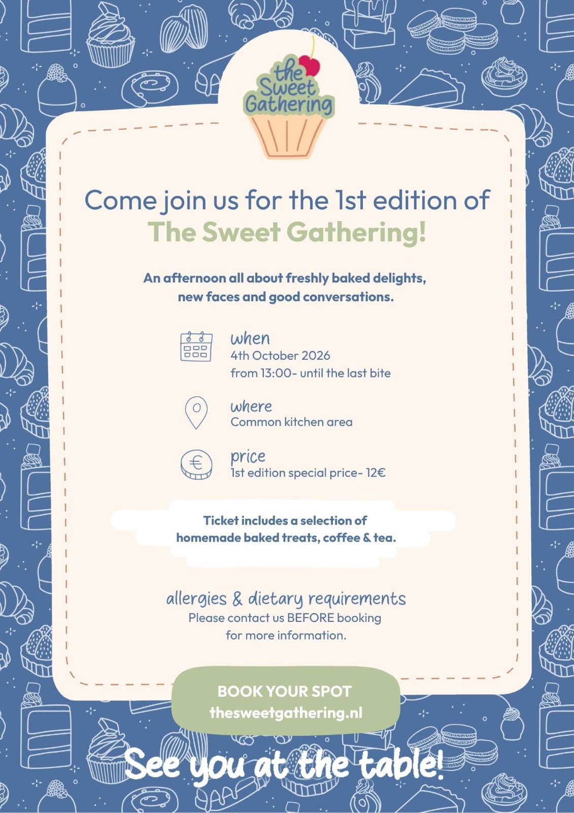 Poster for the first edition of The Sweet Gathering on 4 October 2026
